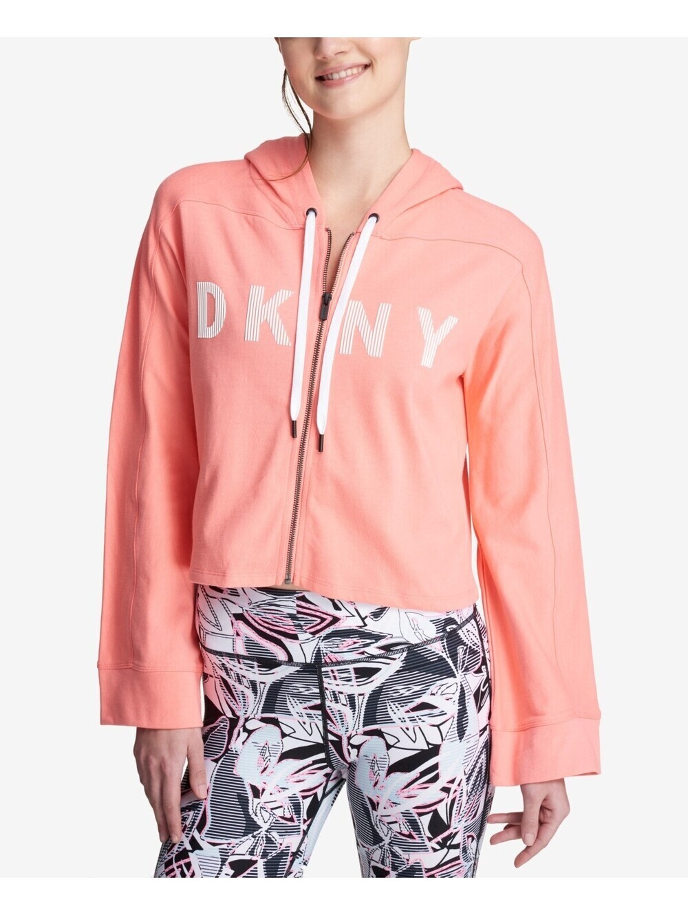 DKNY Womens Sport Running Fitness Hoodie Size XL